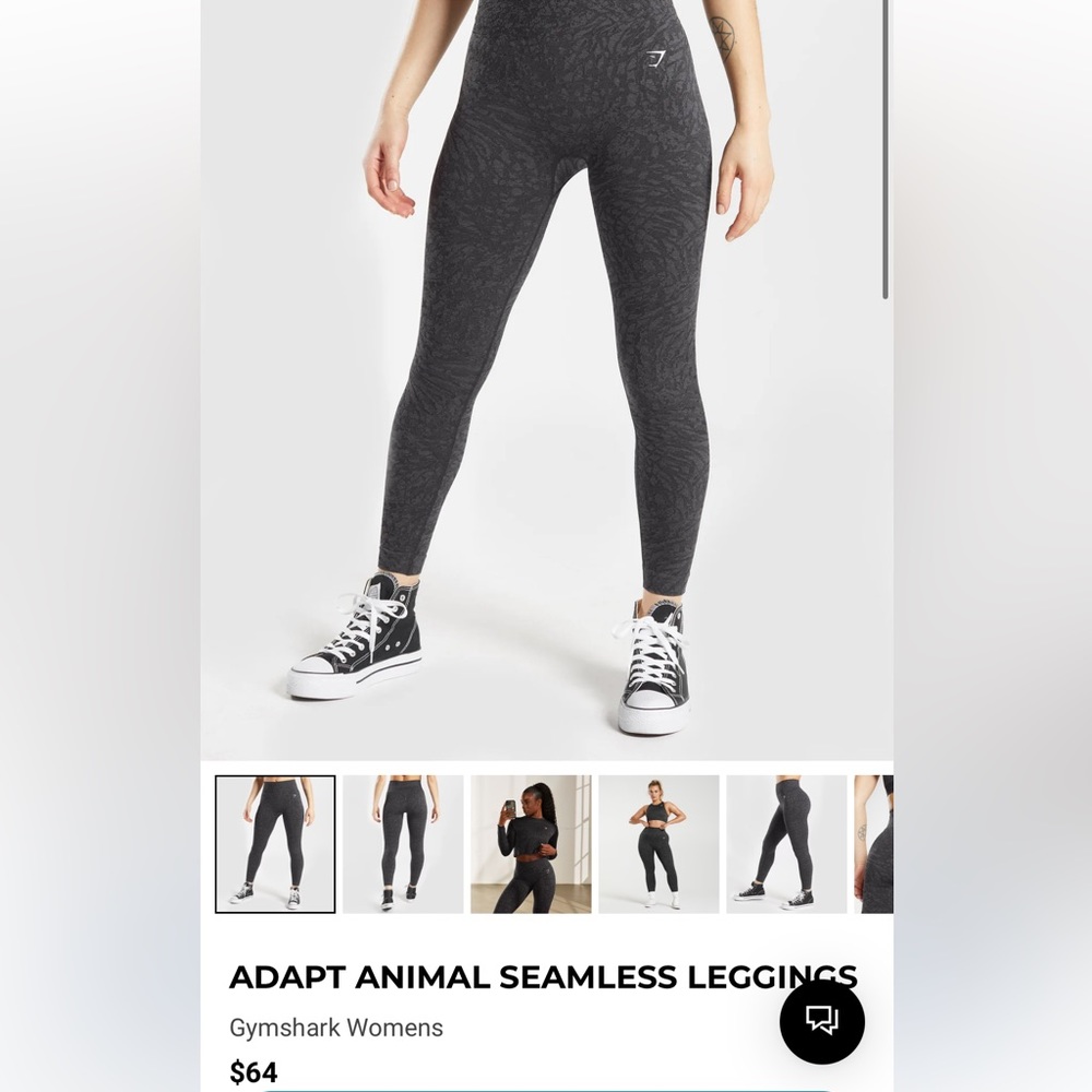 Gymshark Adapt Animal Seamless workout set